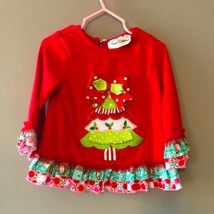 Baby girl Christmas shirt